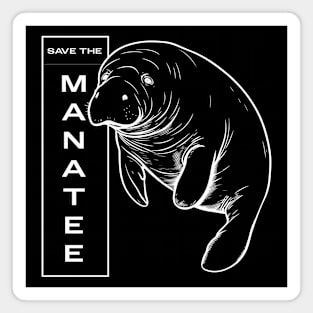 Save The Manatee Magnet